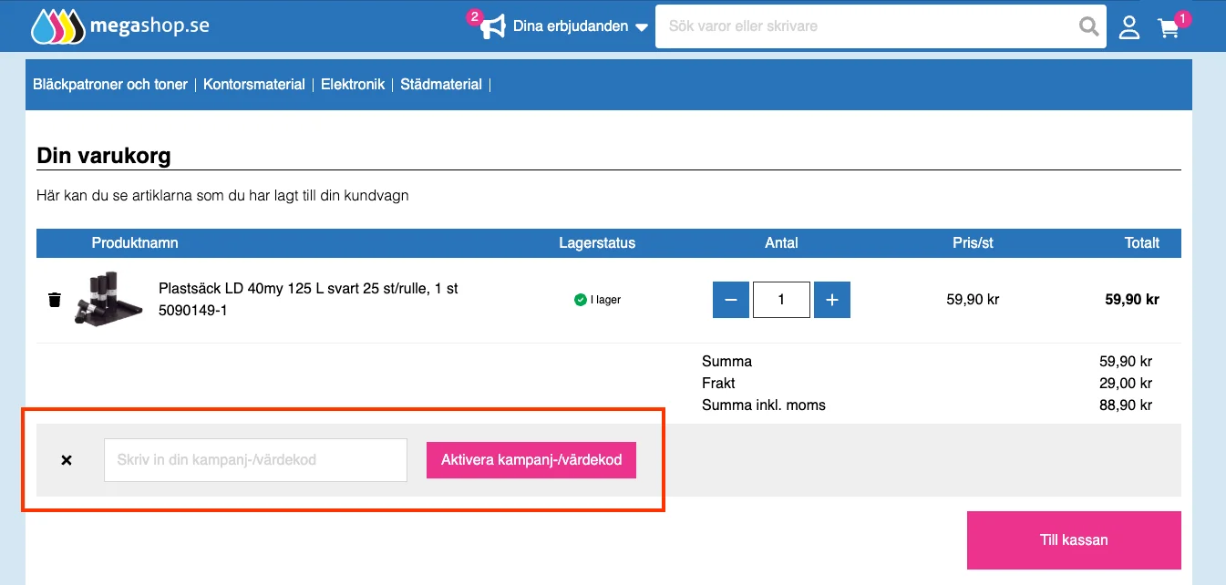 Hur man använder - Megashop