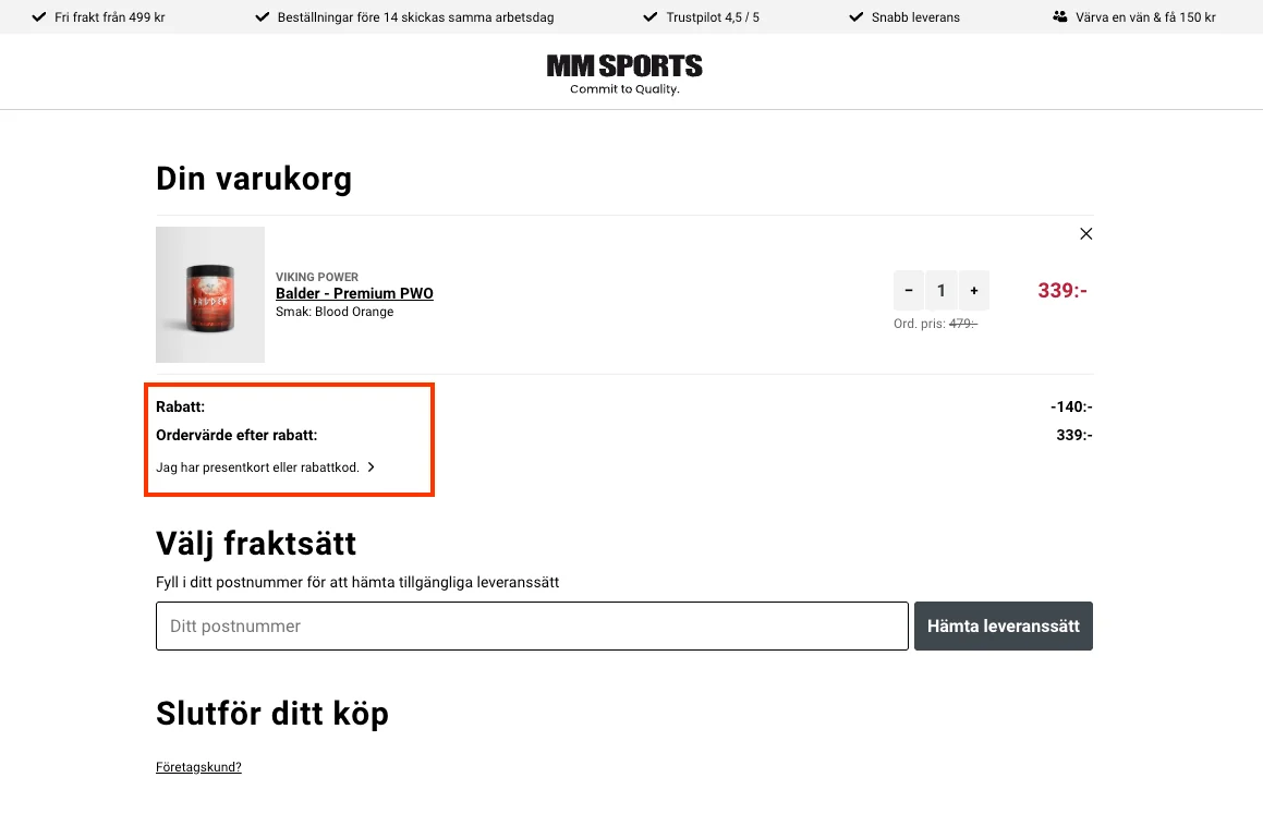 Hur man använder - MM Sports