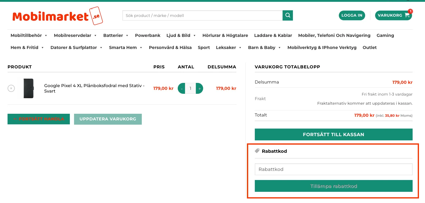 Hur man använder - Mobilmarket