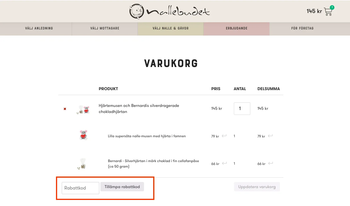 Hur man använder - Nallebudet