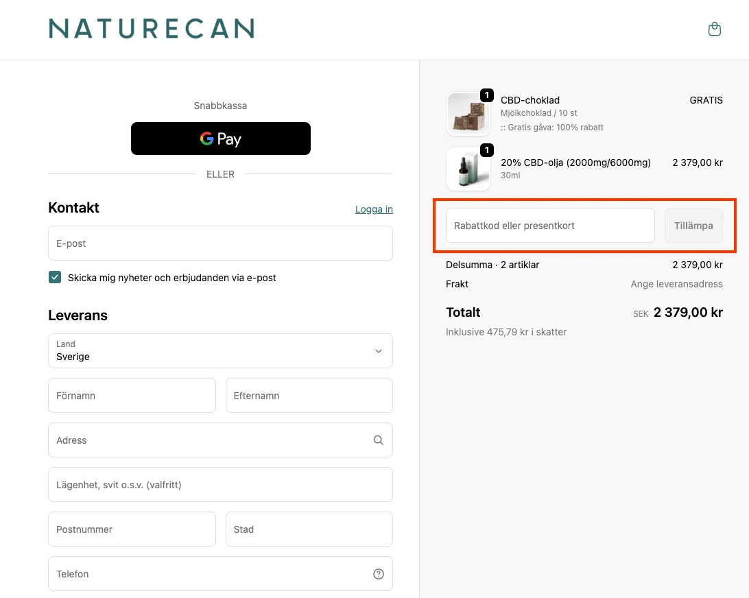 Hur man använder - Naturecan