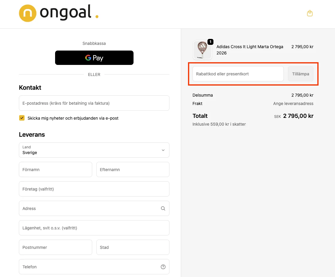 Hur man använder - Ongoal