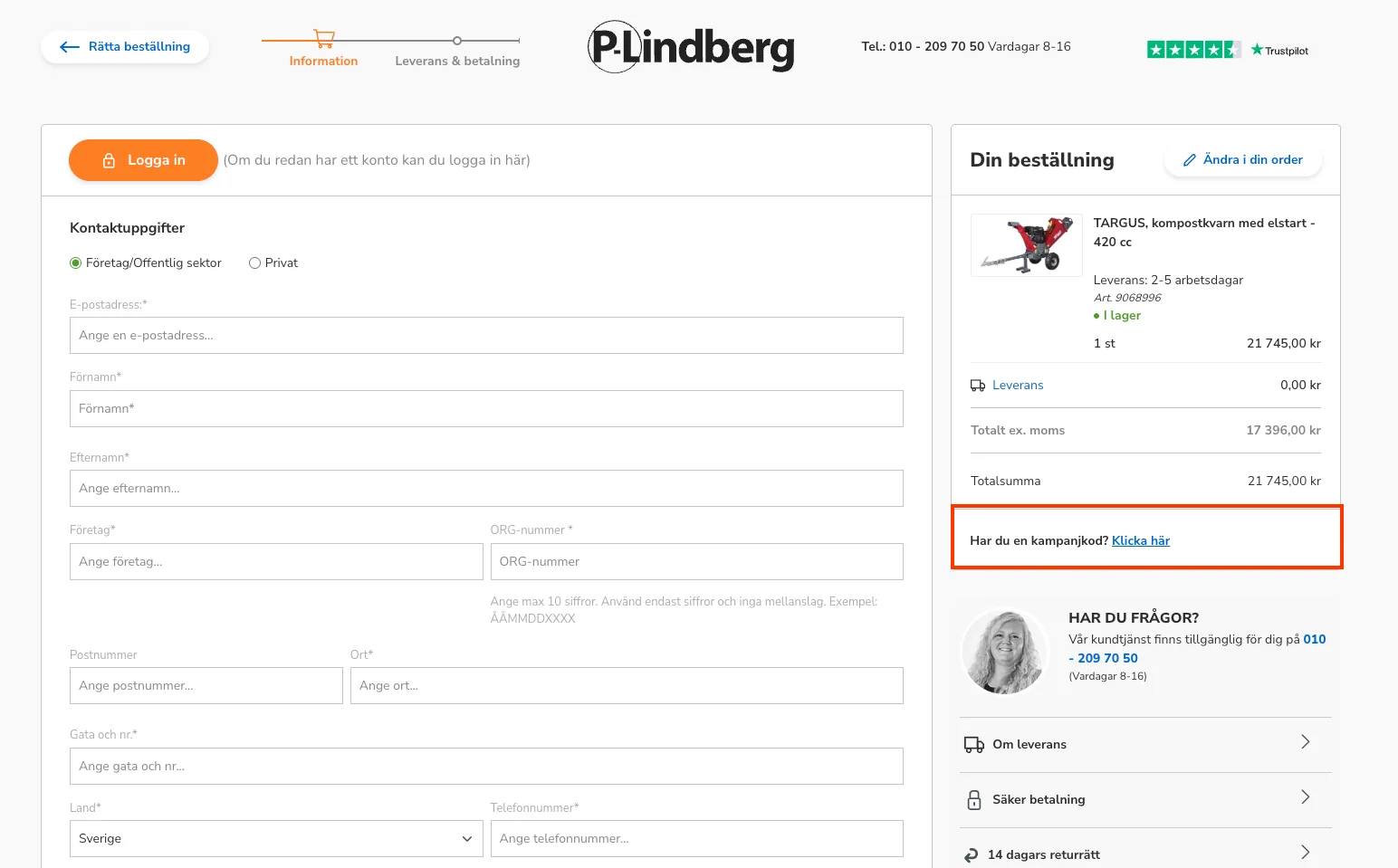 Hur man använder - P Lindberg