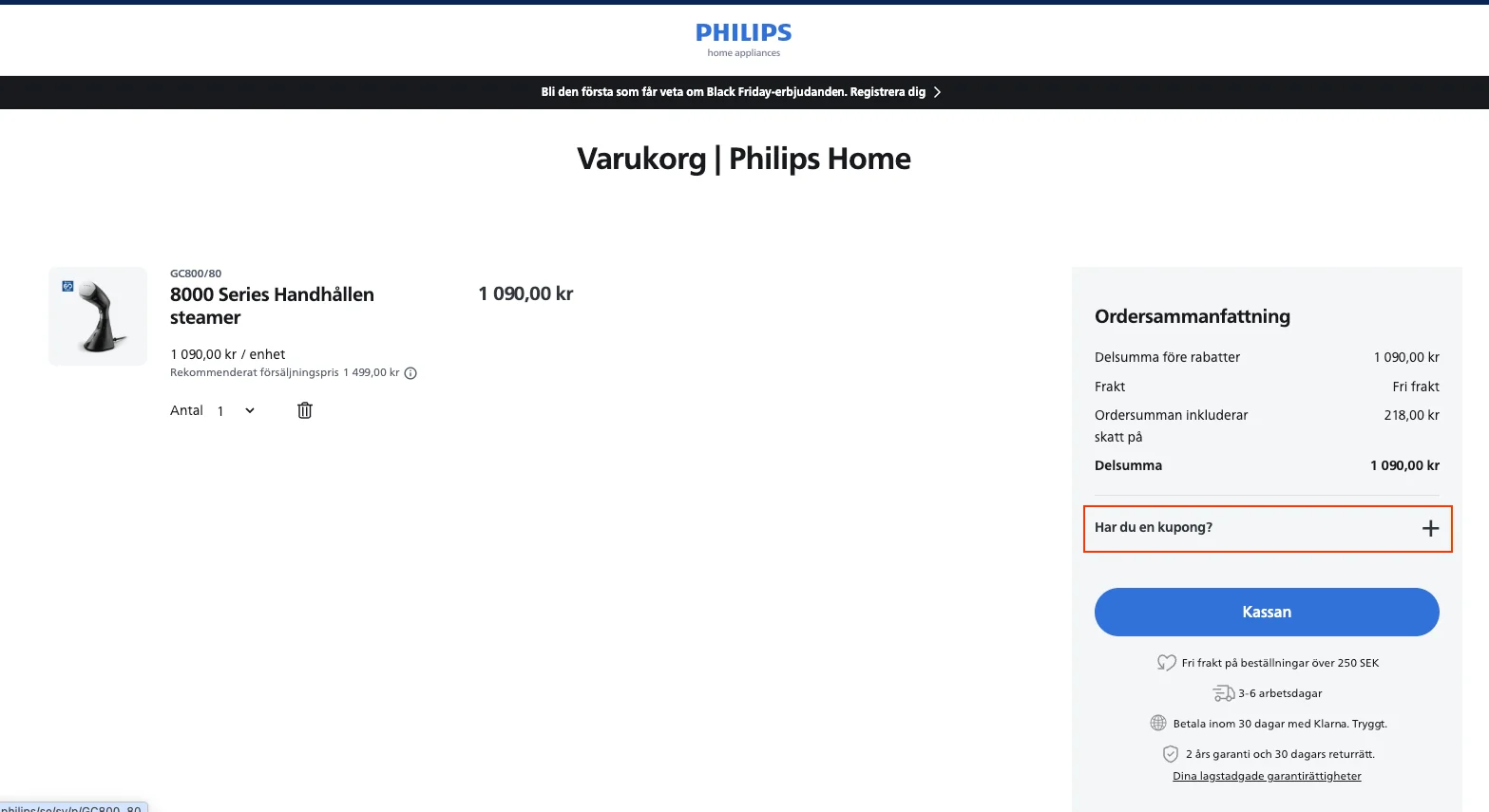 Har du en egen Philips rabattkod? - Philips
