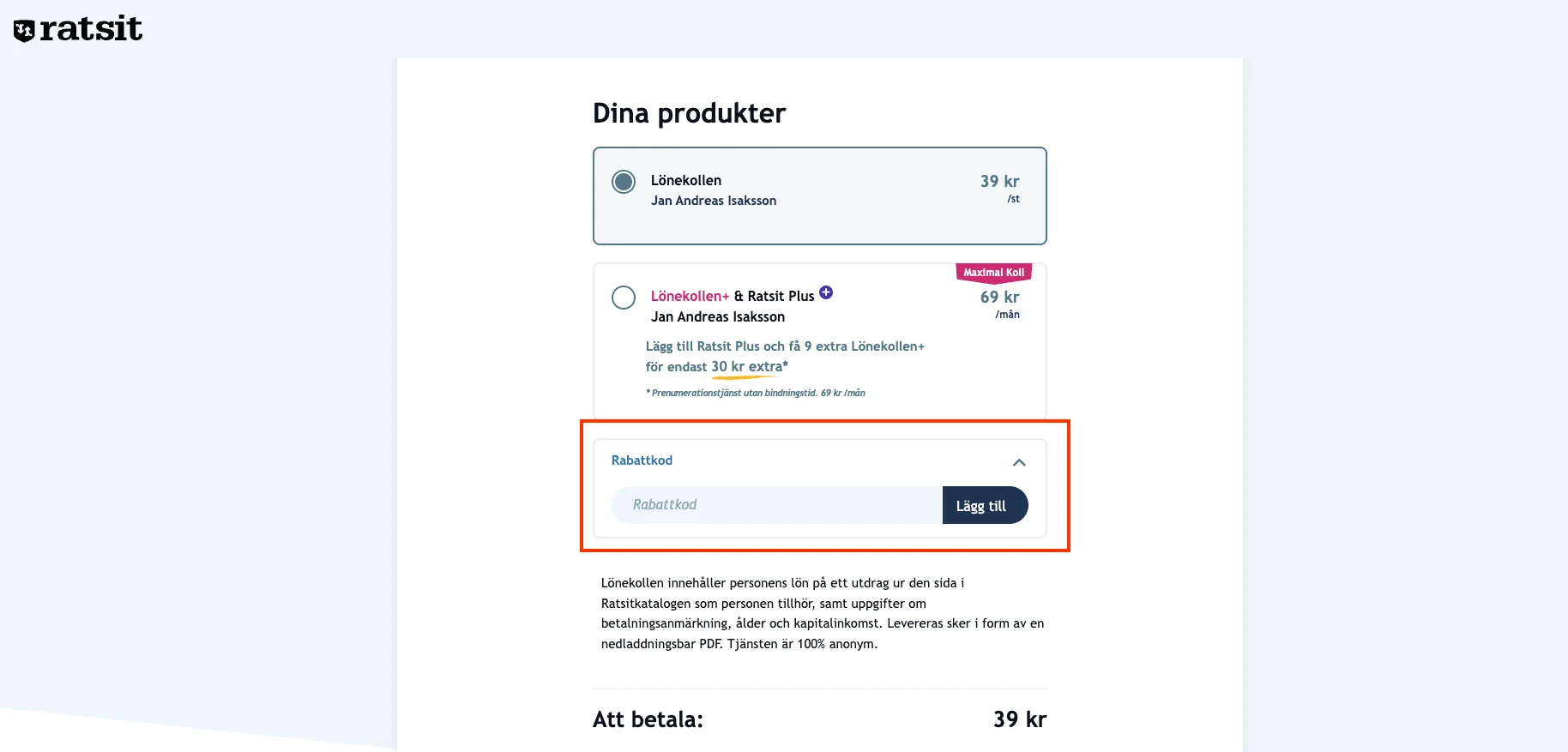 Hur man använder - Ratsit