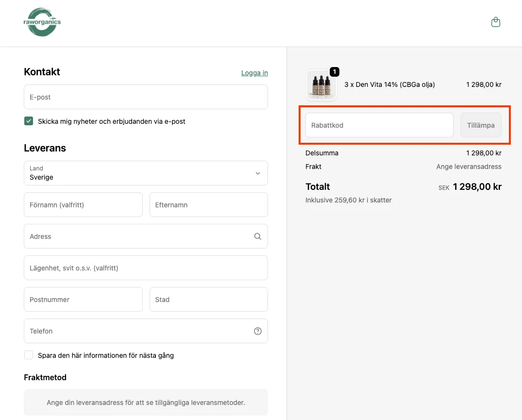 Hur man använder - Raw Organics