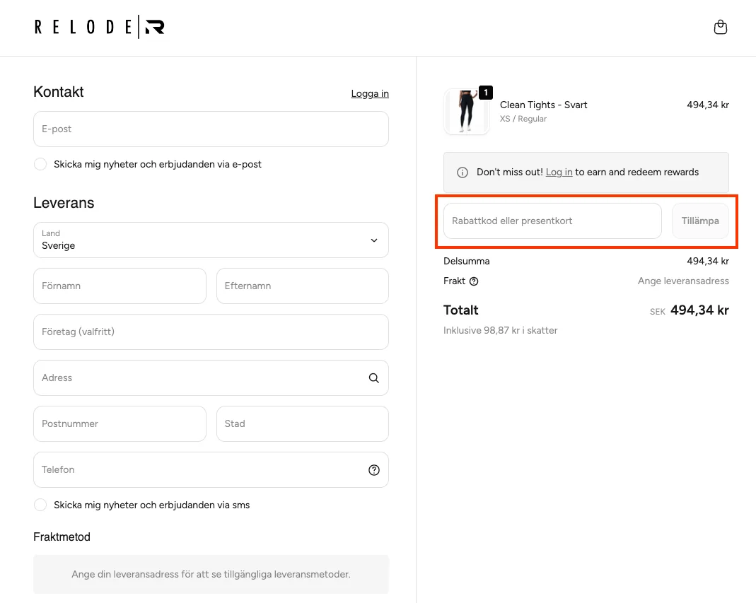 Hur man använder - Relode
