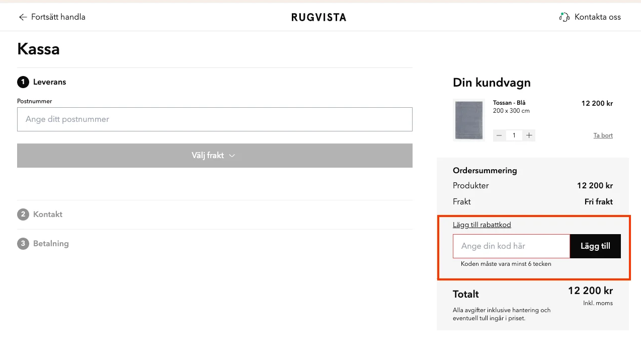 Hur man använder - Rugvista
