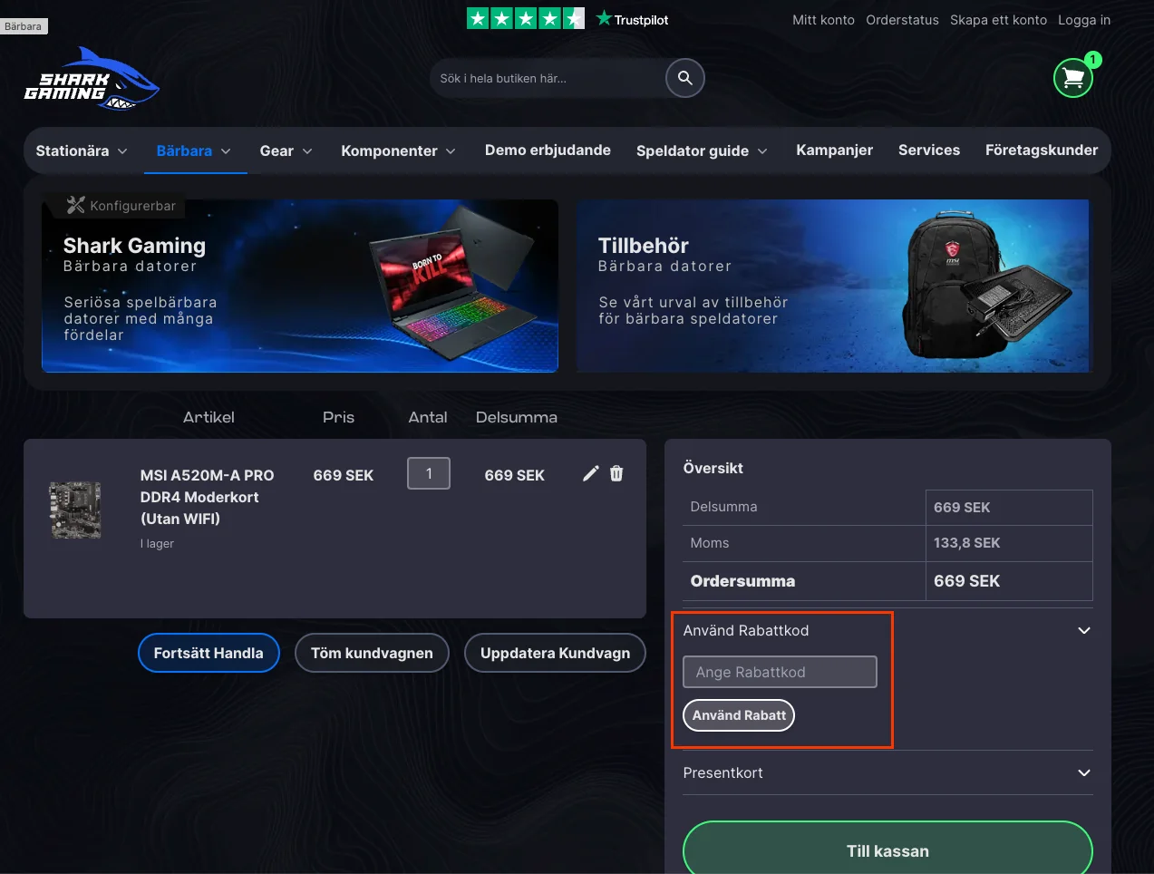 Hur man använder - Shark Gaming