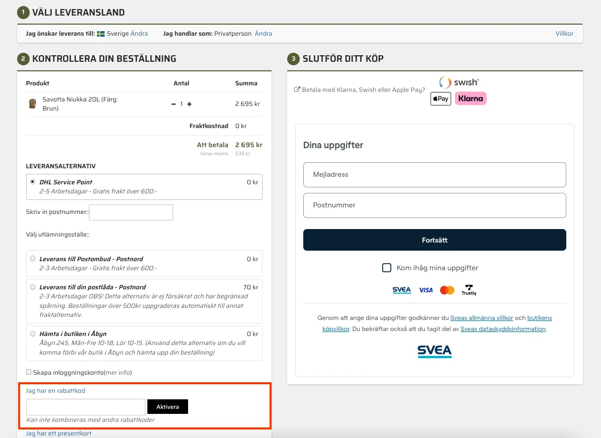 Hur man använder - tacticalstore