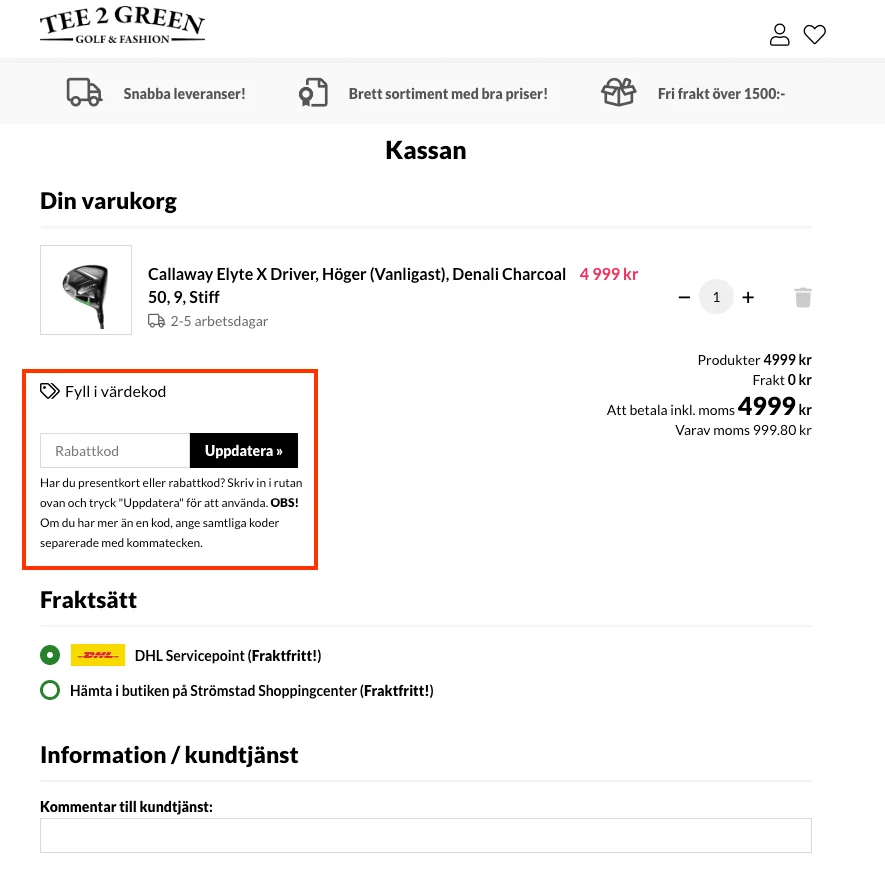 Hur man använder - Tee2green