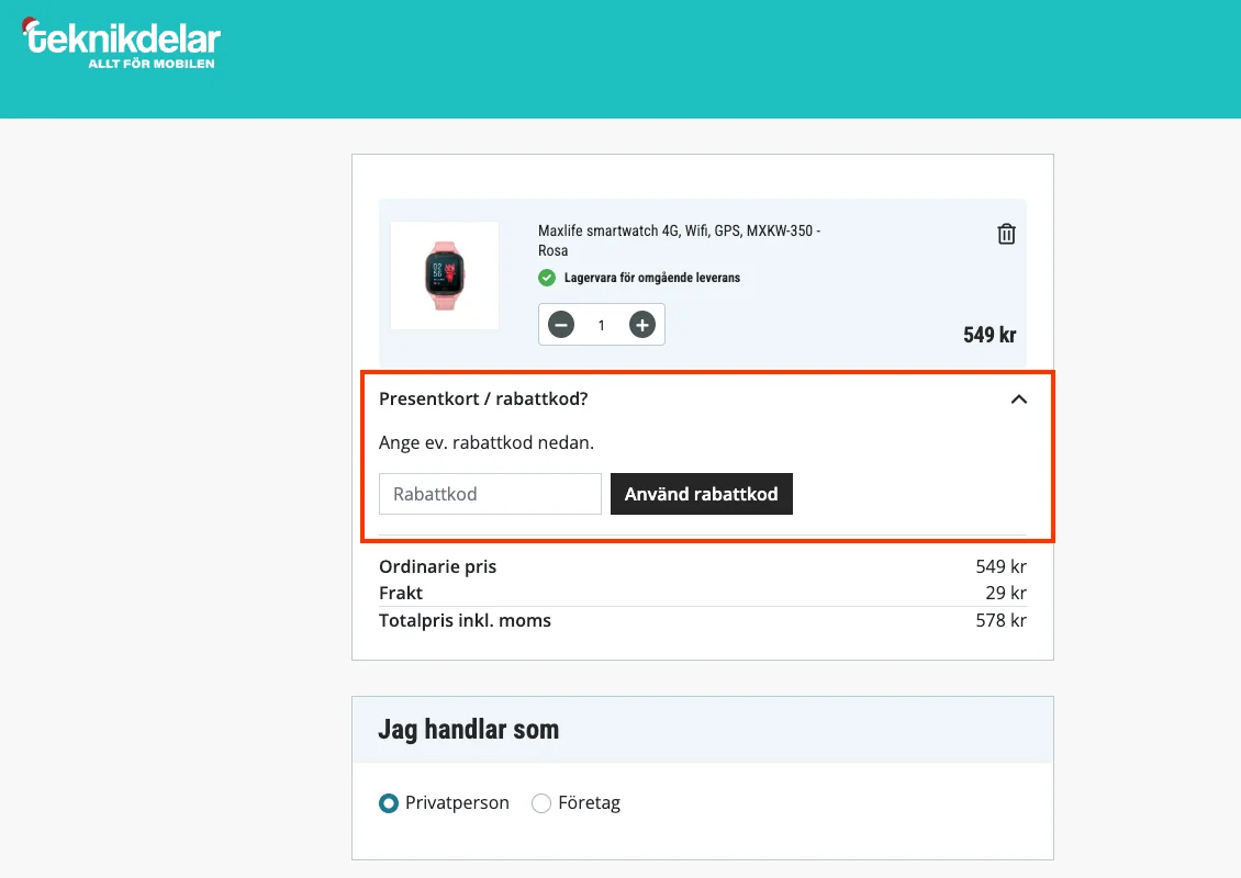 Hur man använder - Teknikdelar