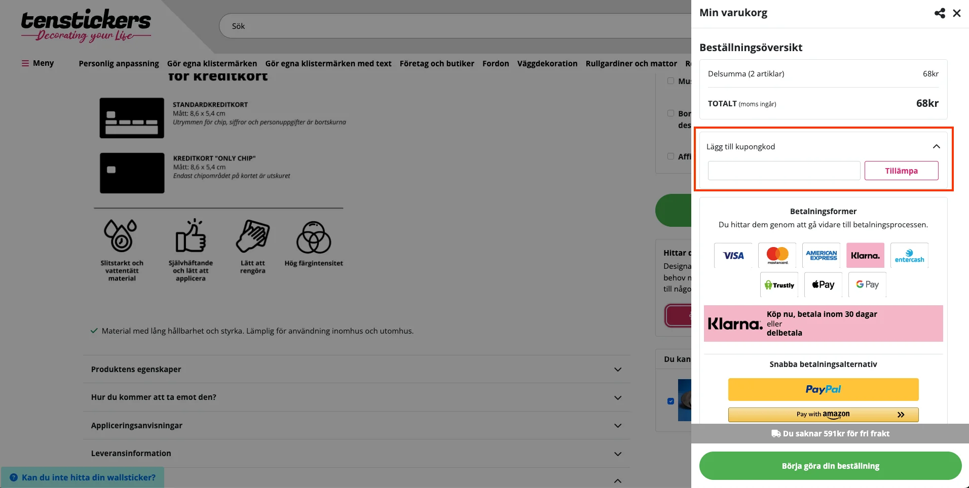 Hur man använder - Tenstickers