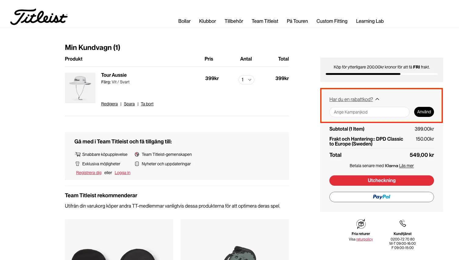 Hur man använder - Titleist