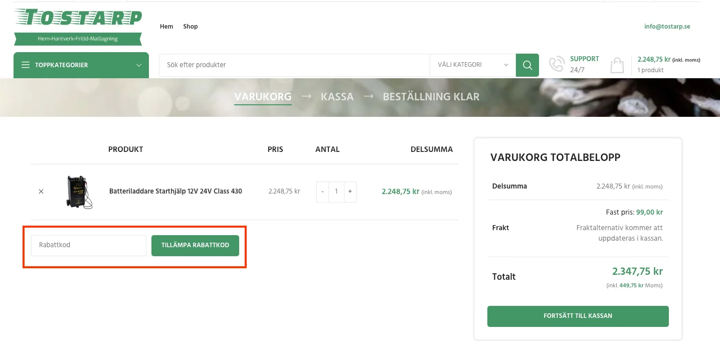 Hur man använder - Tostarp