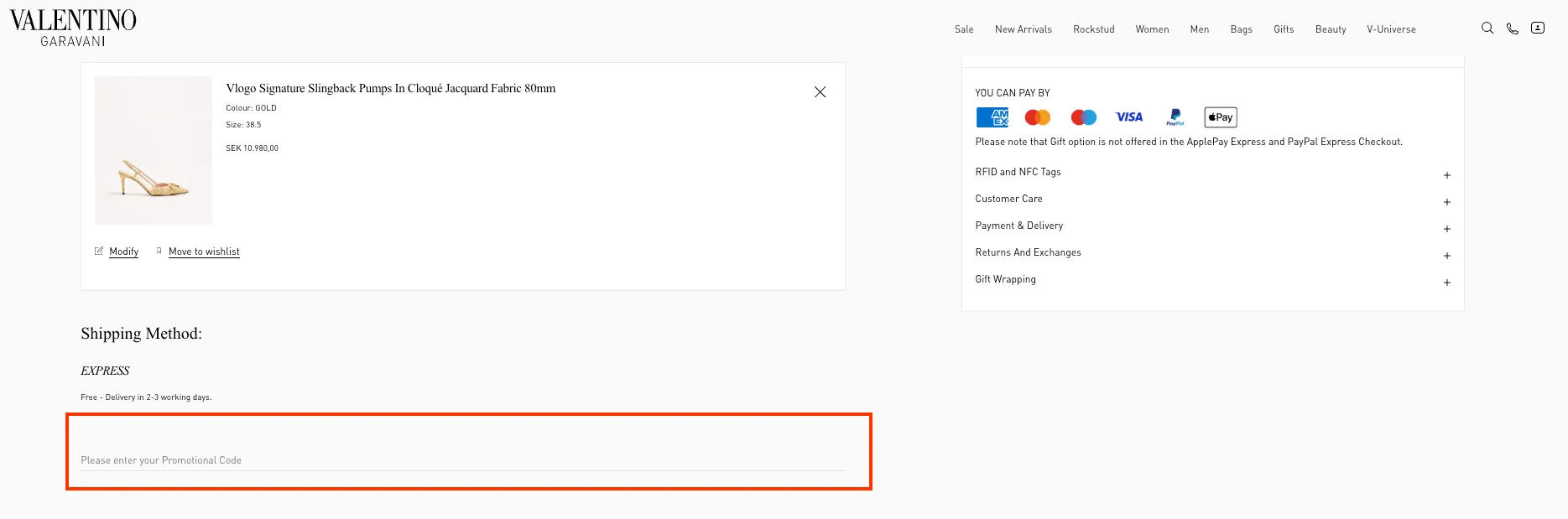 Hur man använder - Valentino