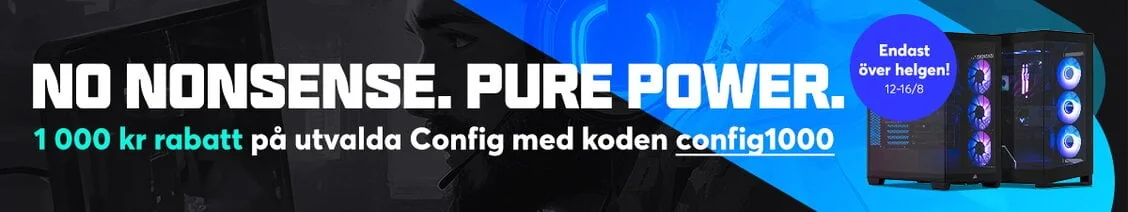 Bevis på kupong - Webhallen - Webhallen rabattkod: [[extra rabatt]] på utvalda Config, helgerbjudande