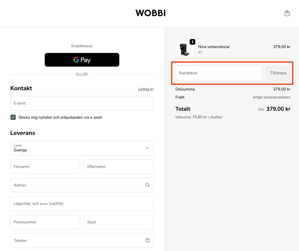 Hur man använder - Wobbi
