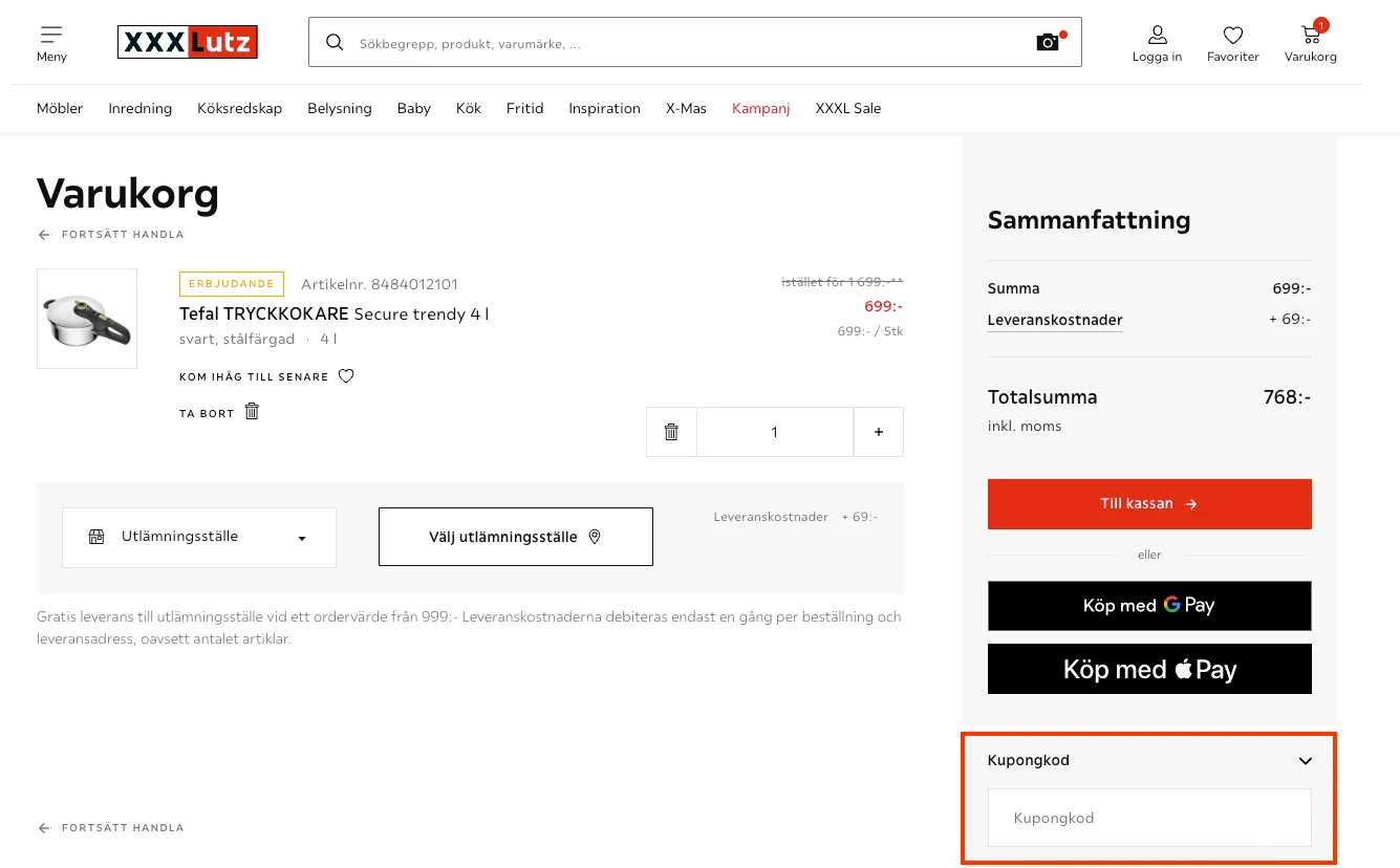 Hur man använder - XXXLutz
