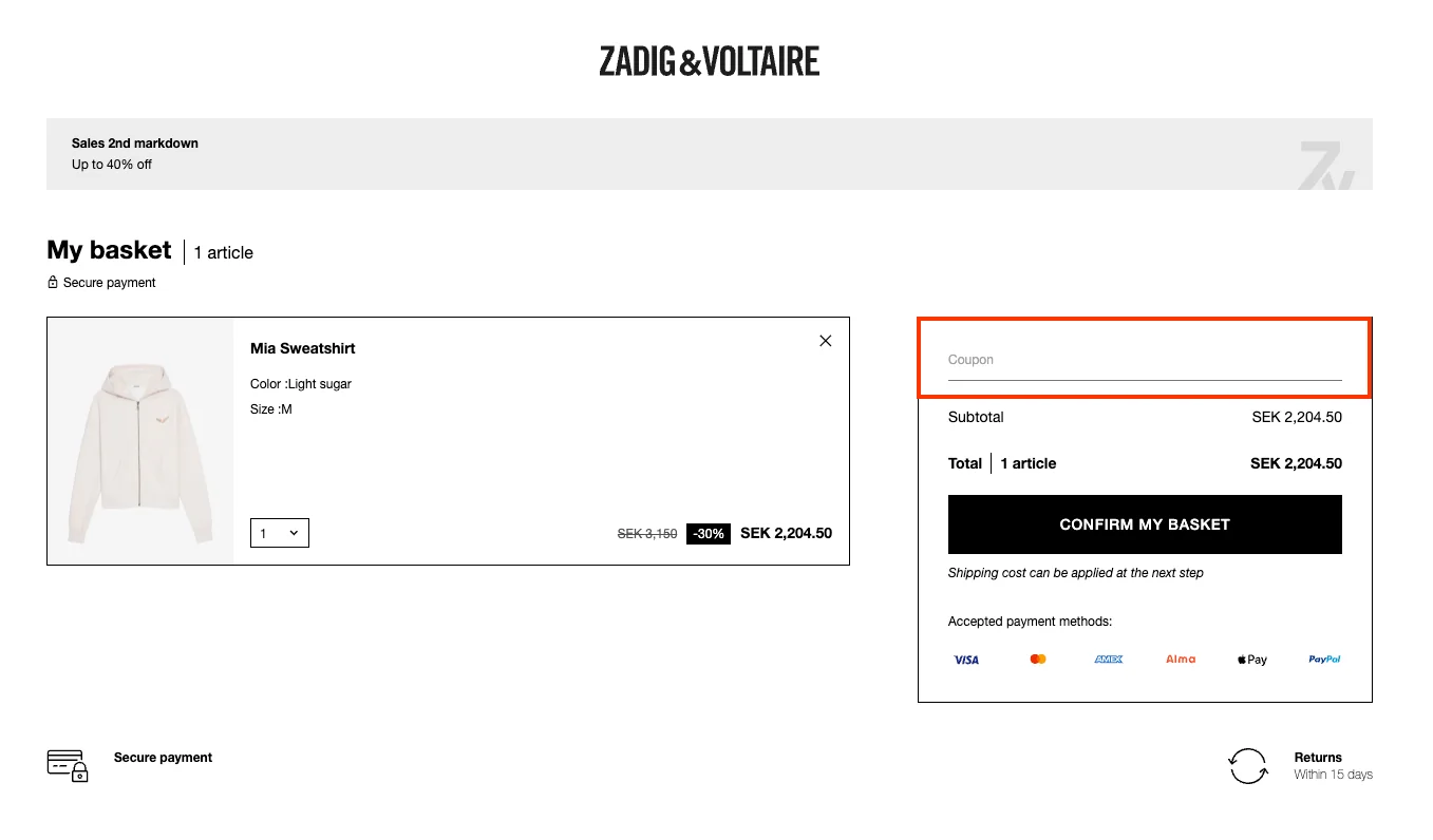 Hur man använder - Zadig &amp; Voltaire